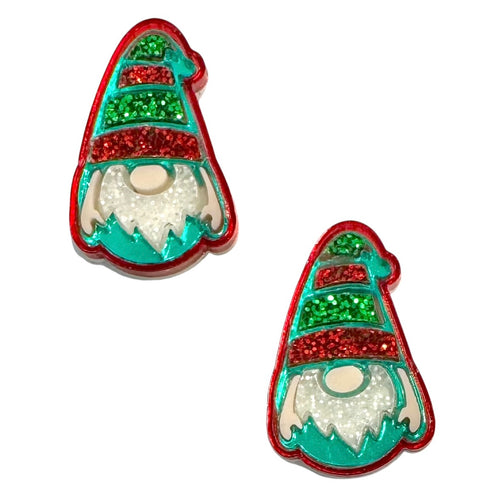 Christmas Gnome - Statement Studs