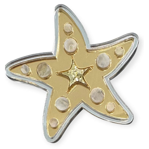 Sea Star - Starfish Brooch