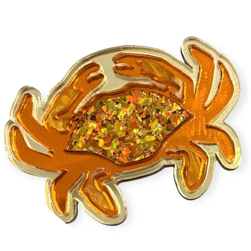 Crabulous Crustaceans - Brooch