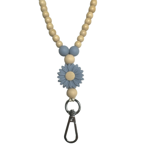 Daisy Chain Lanyard - Dusky Blue