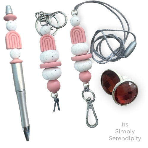 Organised Bundle with FREE EARRINGS -  Curvy Dusky Pink