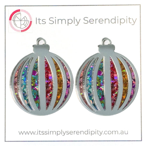 Christmas Baubles - Stud Earrings