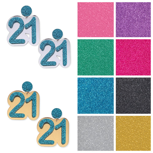 Birthday Bling - 21 - Earrings