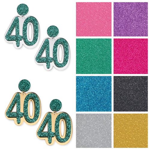 Birthday Bling - 40 - Earrings