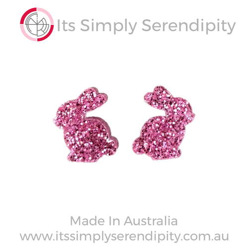 Bunny Bling Pink - Mini Studs