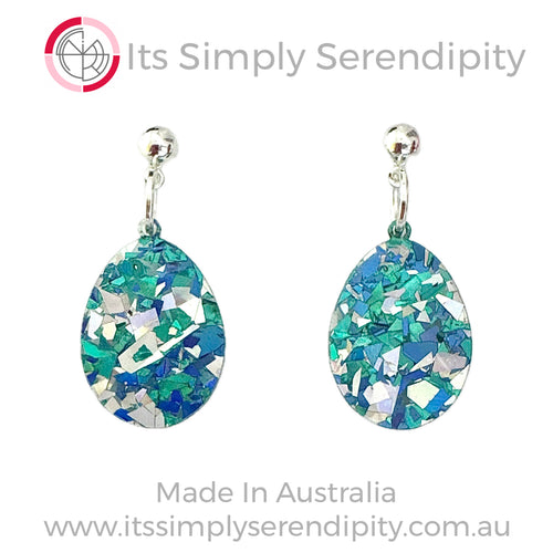 Easter Eggs - Ocean Blue - Mini Dangles