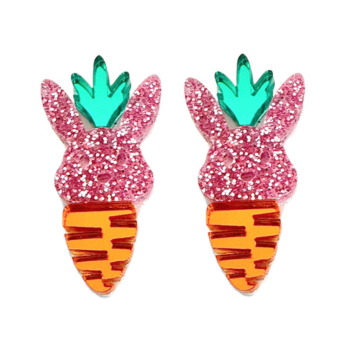 Carrot Cutie - Stud Earrings