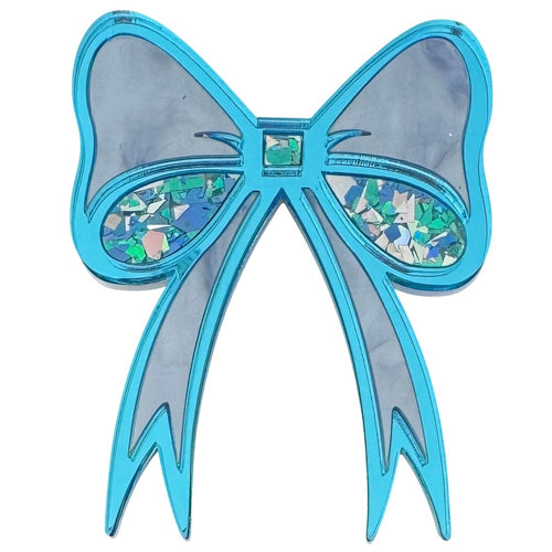 Bow-utiful - Brooch - Blue