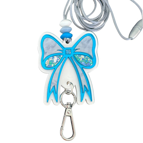 Bow-utiful - Lanyard - Blue