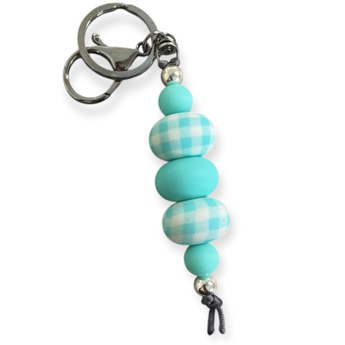 Check Me Out - Aqua - Key Ring