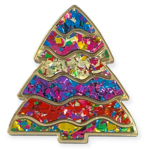 Christmas Tree - Party - Brooch