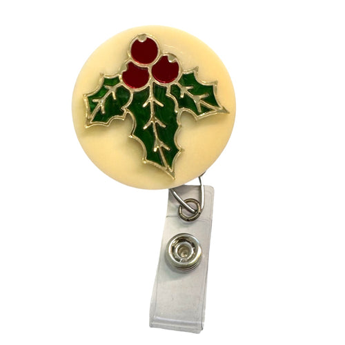 Christmas Holly - Badge Reel