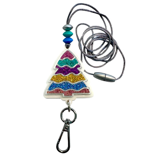 Christmas Tree - Rainbow - Lanyard