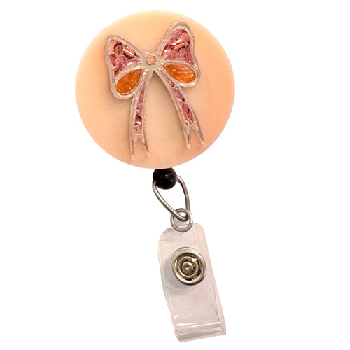 Christmas Bow - Badge Reel