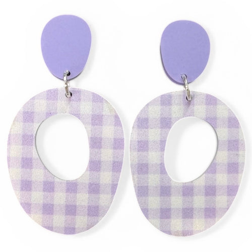 Check Me Out - Lavender - Earrings