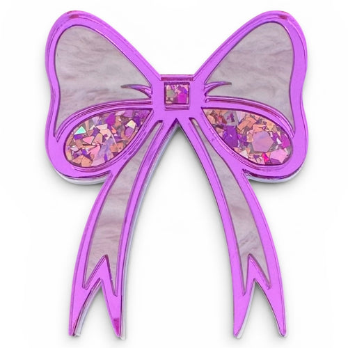 Bow-utiful - Brooch - Purple