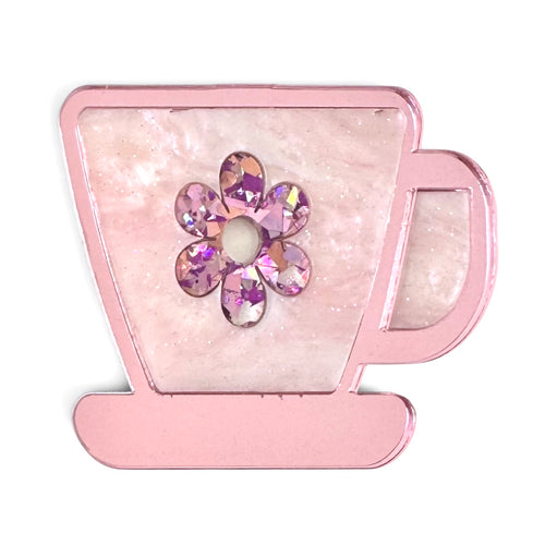Tea Time - Tea Cup - Brooch