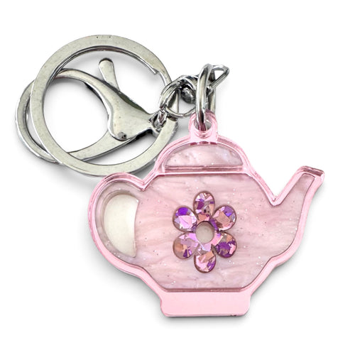 Tea Time - Tea Pot - Key Ring / Bag Charm