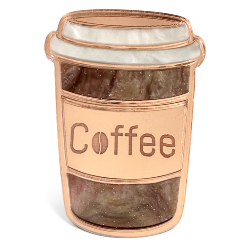 Coffee Fix - Brooch