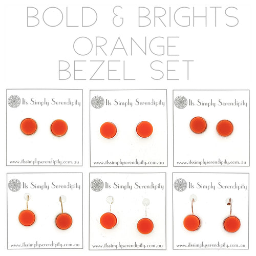 Bold & Brights - Orange - Bezel Setting