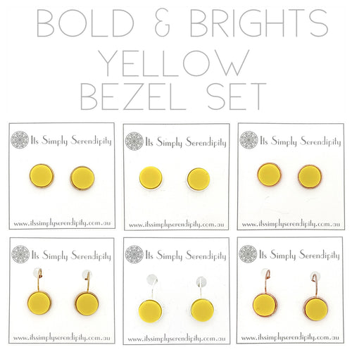 Bold & Brights - Yellow - Bezel Setting