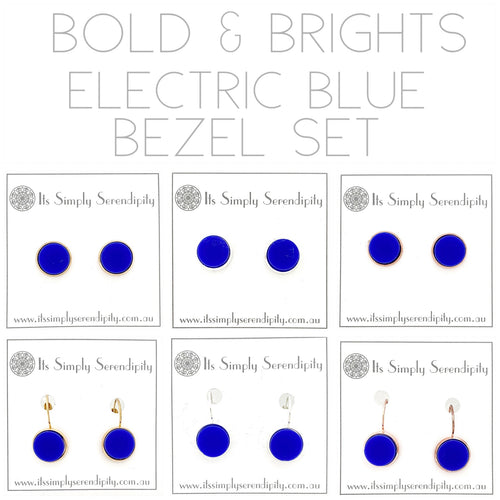 Bold & Brights - Electric Blue - Bezel Setting