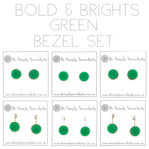 Bold & Brights - Green - Bezel Setting