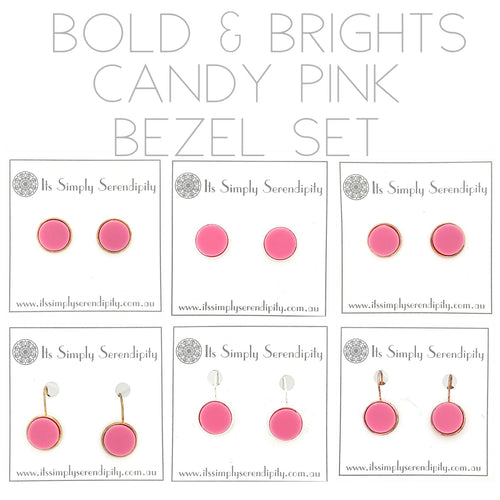 Bold & Brights - Candy Pink - Bezel Setting