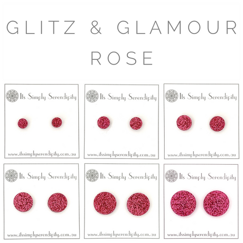 Glitz & Glamour - Rose -  Simple Studs