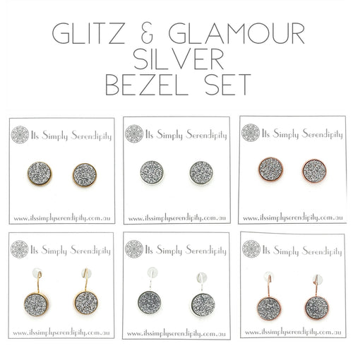 Glitz & Glamour - Silver - Bezel Setting