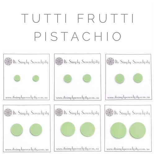 Tutti Frutti - Pistachio - Simple Studs
