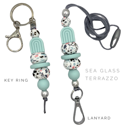 Curvy Keys - Sea Glass Terrazzo