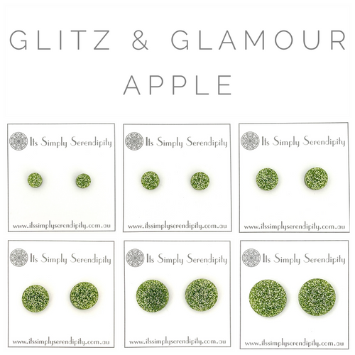 Glitz & Glamour - Apple - Simple Studs