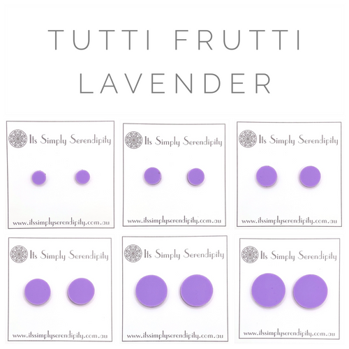 Tutti Frutti - Lavender - Simple Studs