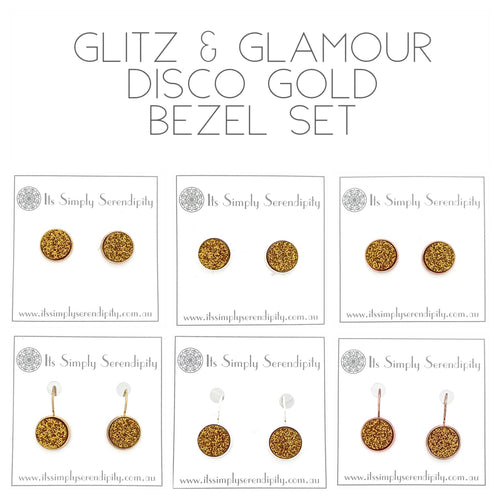 Glitz & Glamour - Disco Gold - Bezel Setting