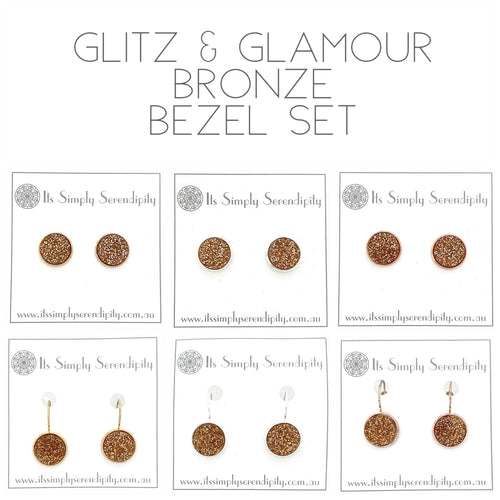 Glitz & Glamour - Bronze - Bezel Setting