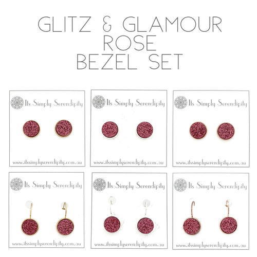 Glitz & Glamour - Rose - Bezel Setting