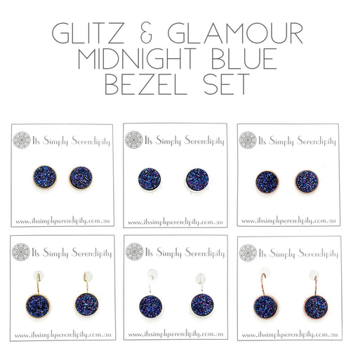 Glitz & Glamour - Midnight Blue - Bezel Setting