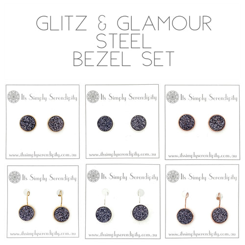 Glitz & Glamour - Steel - Bezel Setting