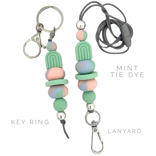 Curvy Keys - Mint Tie Dye